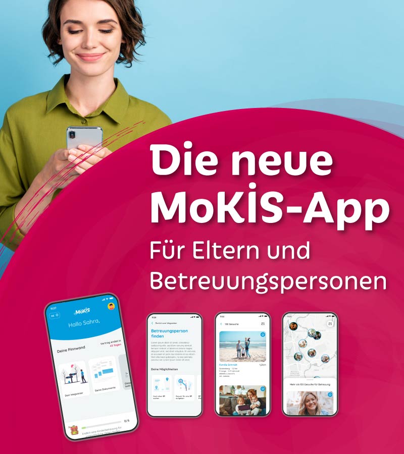 Werbebanner für die MoKiS App